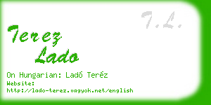terez lado business card
